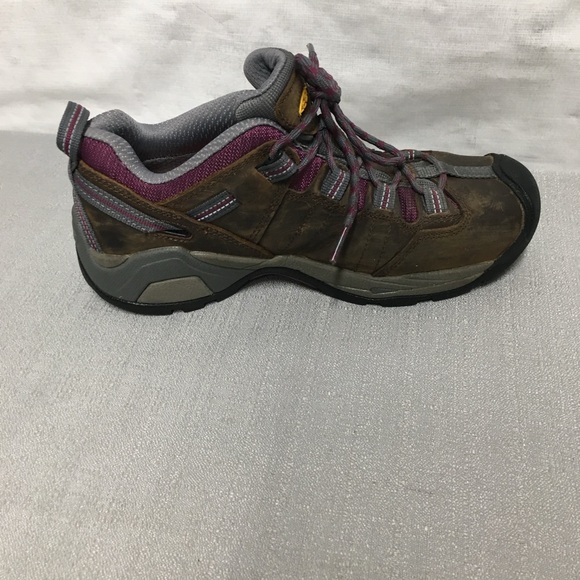 KEEN ASTM F2413-11 Work Boots Steel Toe Womens 8 W Brown US Safety Shoes - Picture 2 of 13